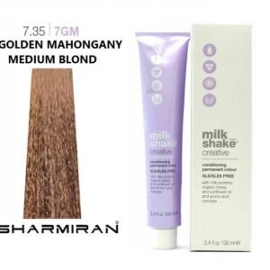 MILK SHAKE CREATIVE HAIR DYE NO7.35 7GM GOLDEN MAHOGANY MEDIUM BLOND 100 ML