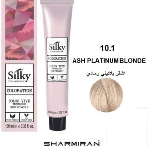 SILKY PERMANENT NO10.1 HAIR DYE ASH PLATINUM BLONDE TUBE 100 ML