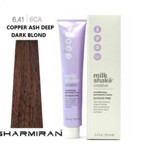 MILK SHAKE CREATIVE HAIR DYE NO6.41 6CA COPPER ASH DEEP DARK BLOND 100 ML