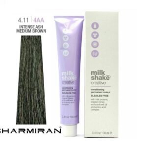 MILK SHAKE CREATIVE HAIR DYE NO4.11 4AA INTENSE ASH MEDIUM BROWN 100 ML