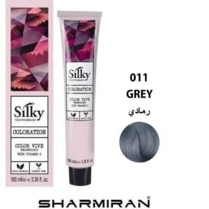 SILKY PERMANENT NO 011 HAIR DYE GREY TUBE 100 ML