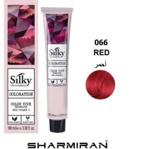 SILKY PERMANENT NO 066 HAIR DYE RED TUBE 100 ML