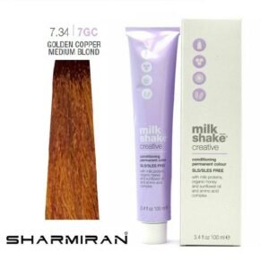 MILK SHAKE CREATIVE HAIR DYE NO7.34 7GC GOLDEN COPPER MEDIUM BLOND 100 ML