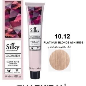SILKY PERMANENT NO10.12 HAIR DYE PLATINUM BLONDE ASH IRISE TUBE 100 ML