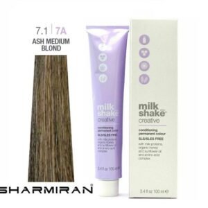MILK SHAKE CREATIVE HAIR DYE NO7.1 7A ASH MEDIUM BLOND 100 ML