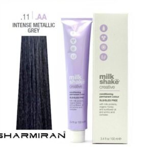 MILK SHAKE CREATIVE HAIR DYE RINSE .11 .AA INTENSE METALLIC GREY 100 ML