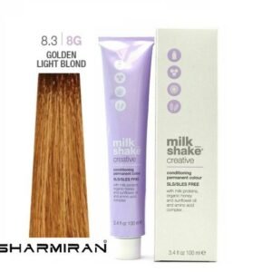 MILK SHAKE CREATIVE HAIR DYE NO8.3 8G GOLDEN LIGHT BLOND 100 ML