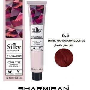 SILKY PERMANENT NO6.5 HAIR DYE DARK MAHOGANY BLONDE TUBE 100 ML