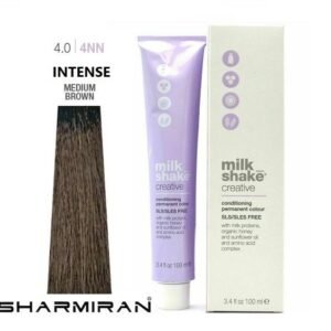 MILK SHAKE CREATIVE HAIR DYE NO4.0 4NN INTENSE MEDIUM BROWN 100 ML