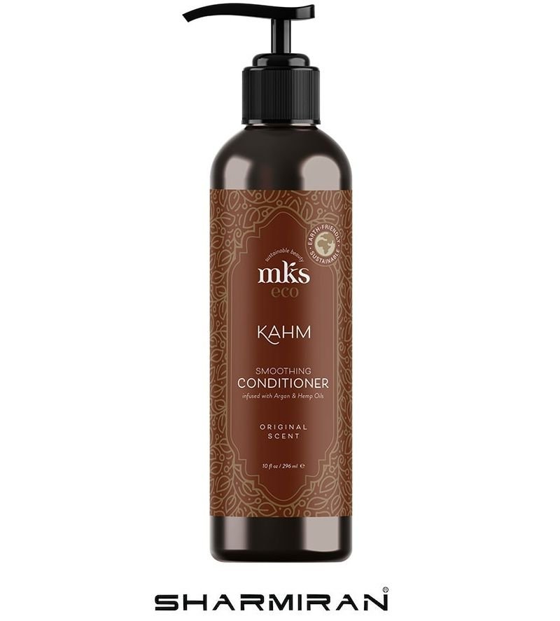 MKS ECO CONDITIONER KAHM SMOOTHING IFUSED WITH ARGAN AND HEMP OILS ORIGINAL SCENT PUMP 296 ML