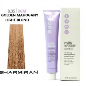 MILK SHAKE CREATIVE HAIR DYE NO8.35 8GM GOLDEN MAHOGANY LIGHT BLOND 100 ML