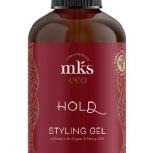 MKS ECO GEL HOLD STYLING GEL INFUSED WITH ARGAN AND HEMP OIL WITH ORIGINAL SCENT PUMP 236 ML