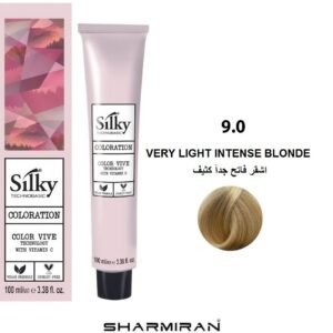 SILKY PERMANENT NO9.0 HAIR DYE VERY LIGHT INTENSE BLONDE TUBE 100 ML
