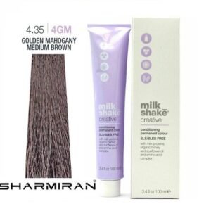 MILK SHAKE CREATIVE HAIR DYE NO4.35 4GM GOLDEN MAHOGANY MEDIUM BROWN 100 ML