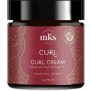 MKS ECO CREAM CURL CREAM FOR CURLY HAIR INFUSED WITH ARGAN AND HEMP OIL WITH ORIGINAL SCENT 113 GM
