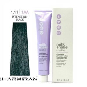 MILK SHAKE CREATIVE HAIR DYE NO1.11 1AA INTENSE ASH BLACK 100 ML