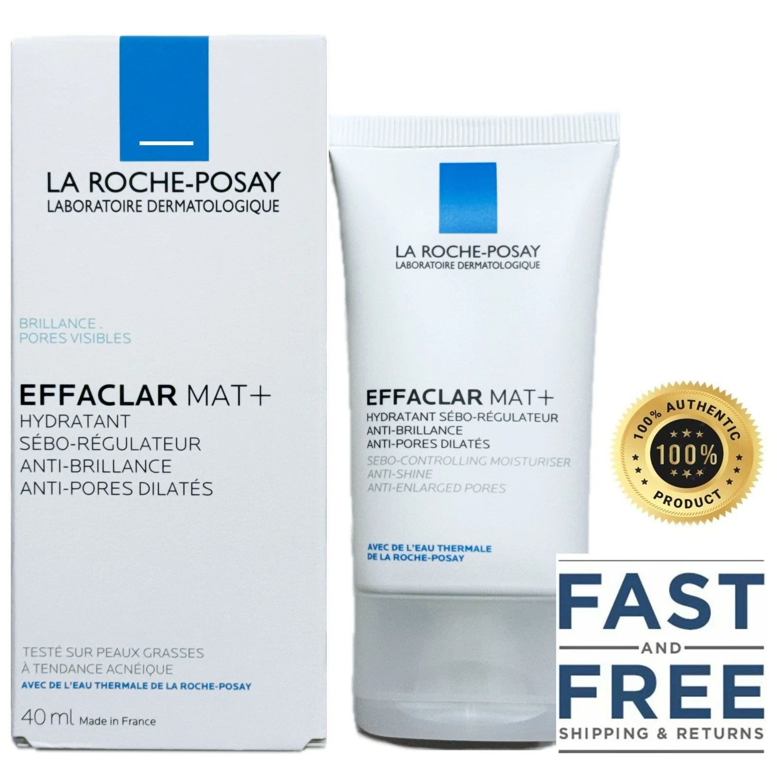LAROCHE POSAY MOISTURISER EFFACLAR MAT + 40 ML