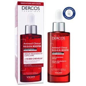 VICHY DERCOS SERUM AMINEXIL CLINICAL REGEN BOOSTER 1.5% AMINEXIL GINGER AND NICINAMIDE HAIR RENEWING SERUM 14000 HAIRS ANTI HAIR LOSS 90 ML