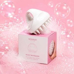 Mermaid Scalp Massager White