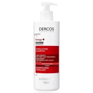 VICHY DERCOS SHAMPOO ENERGY + AMINEXIL NIACINAMIDE STIMULATING SHAMPOO HEALTHIER SCALP HAIR LOSS PUMP 400 ML